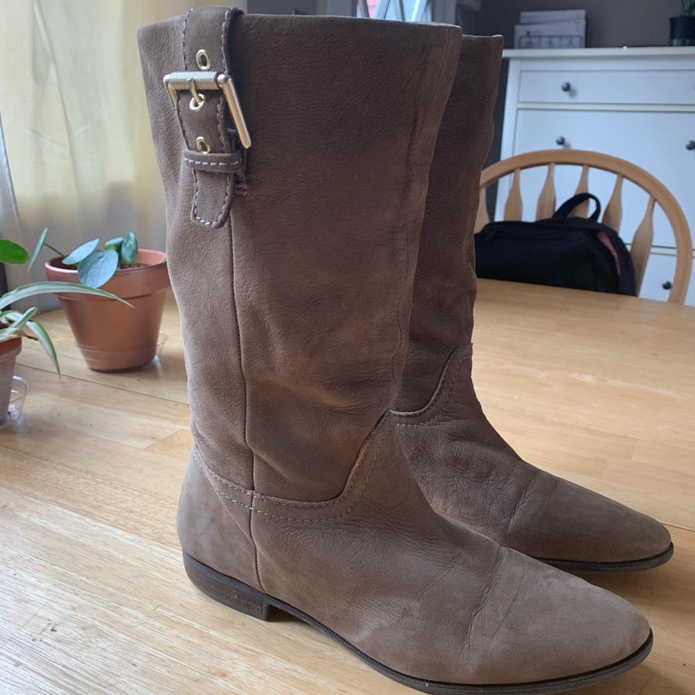 Tan boots